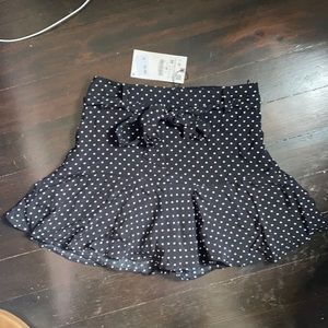 NWT Zara Polka Dot Skort